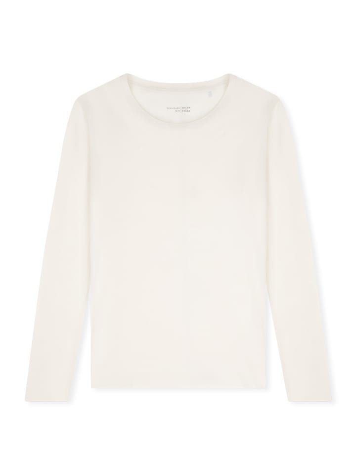 Schlafanzug Oberteil Mix & Relax in Offwhite