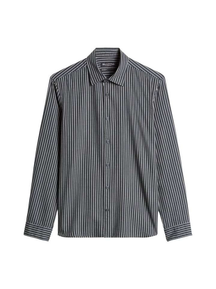 Twill-Hemd regular in Dark Blue