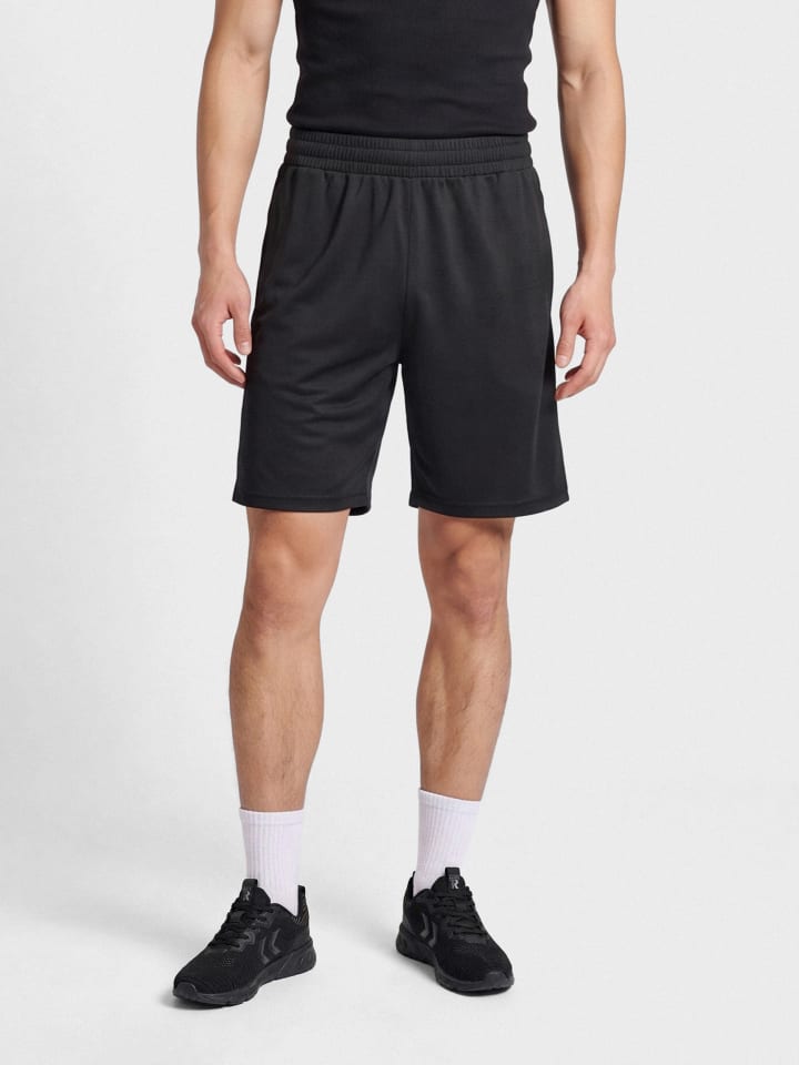 Verstellbare Taille Kurze Hose Hmlte Topaz Herren in BLACK/BLACK