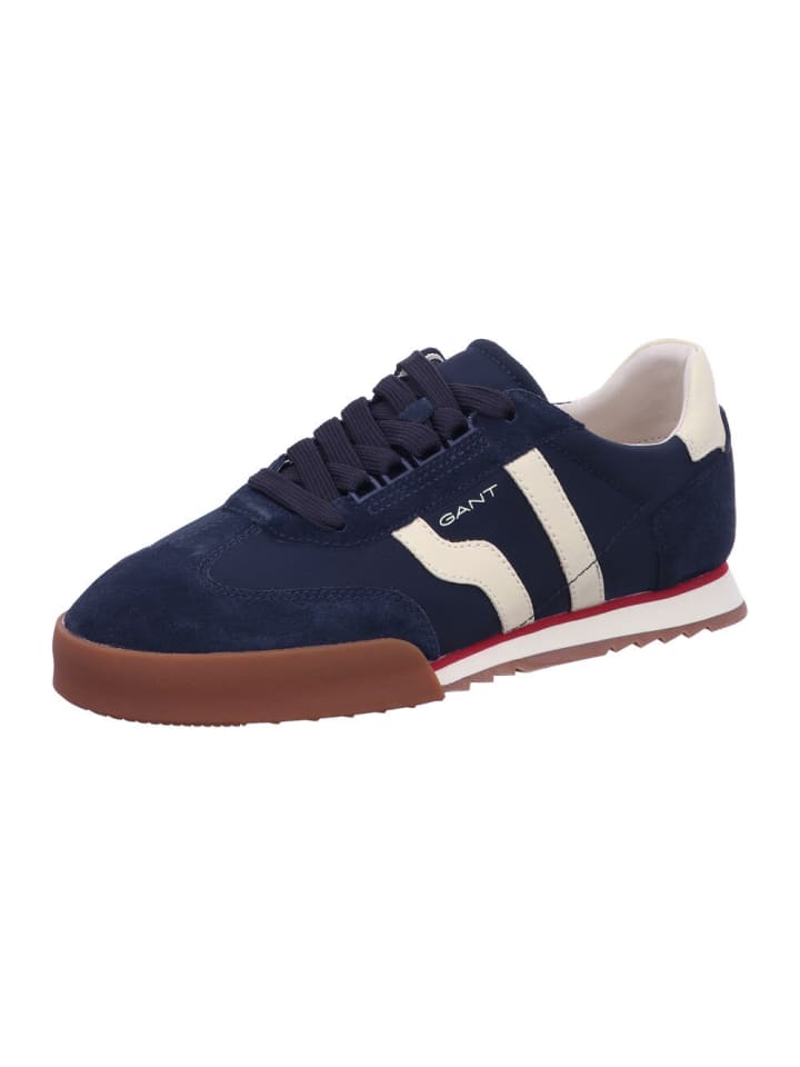 Schnürschuh in blau