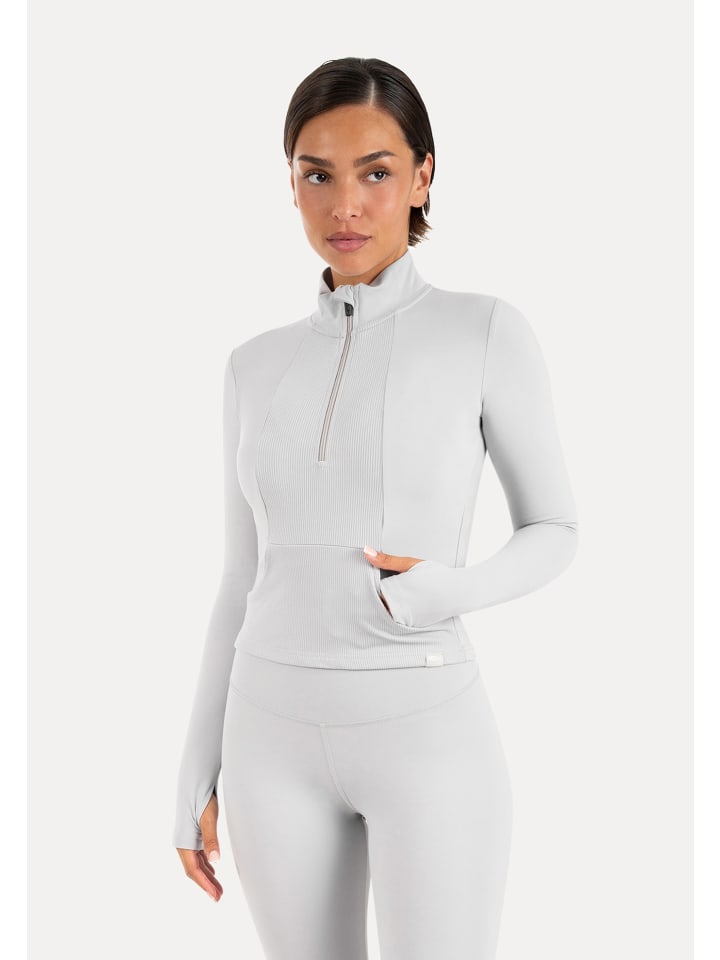 Jacke Half Zip Naveya in Grau