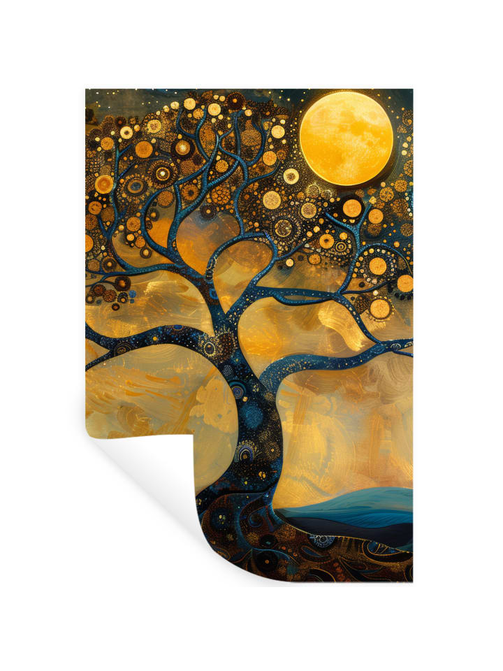 Wandtattoo Vollmond