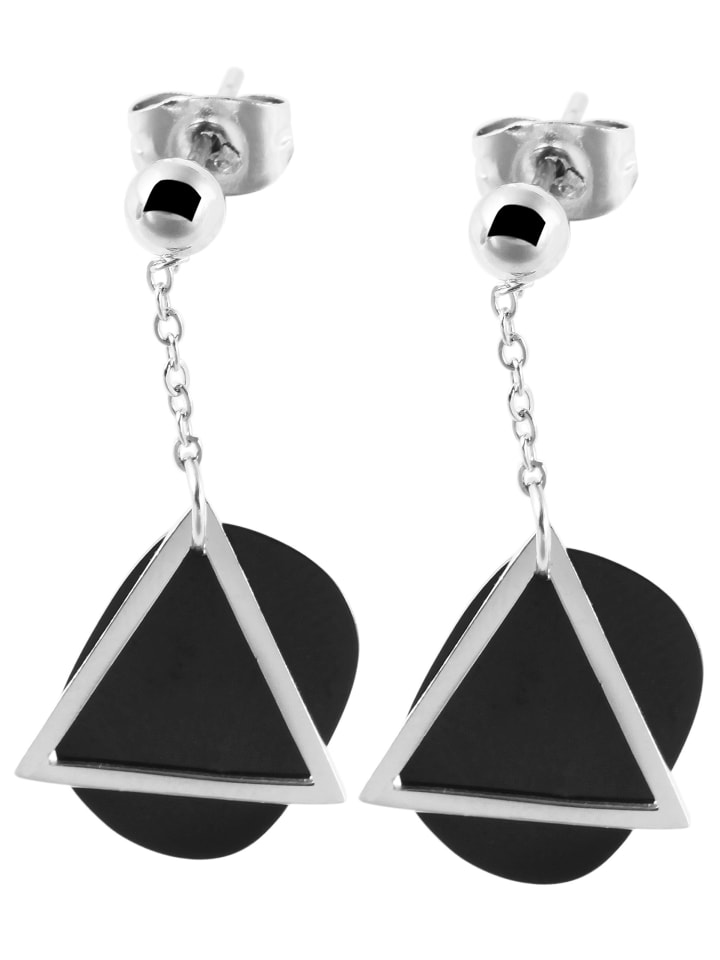 Damen Ohrringe – Ohrstecker aus Edelstahl in silber