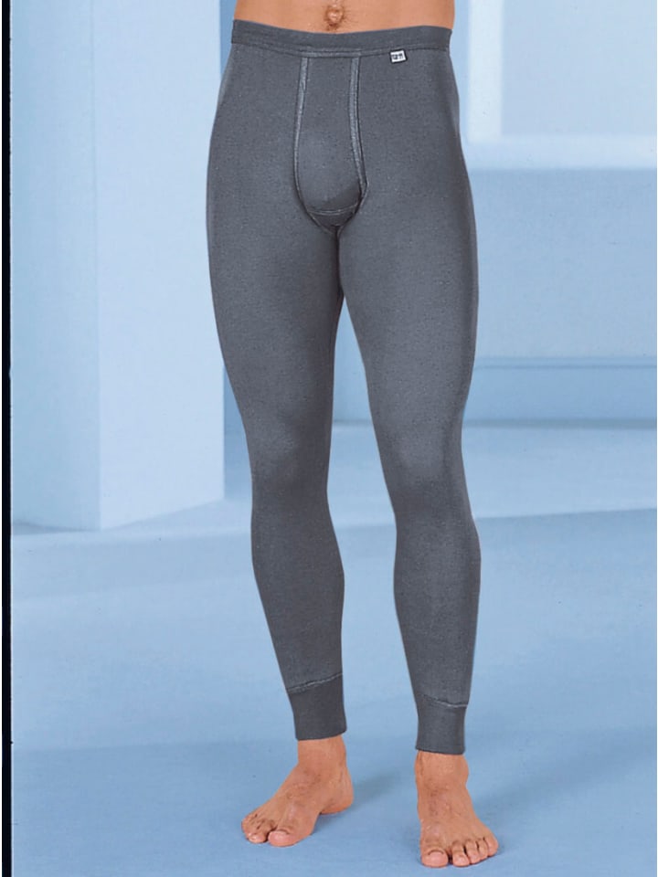 Hose lang in grau