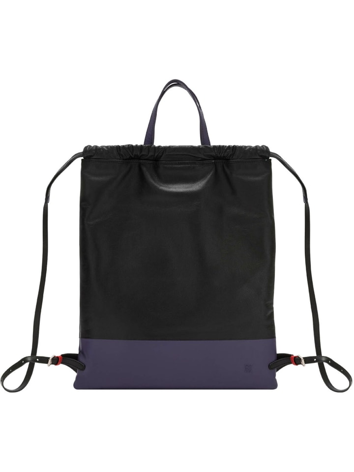 Linosa Daypack Leder 42 cm schwarz