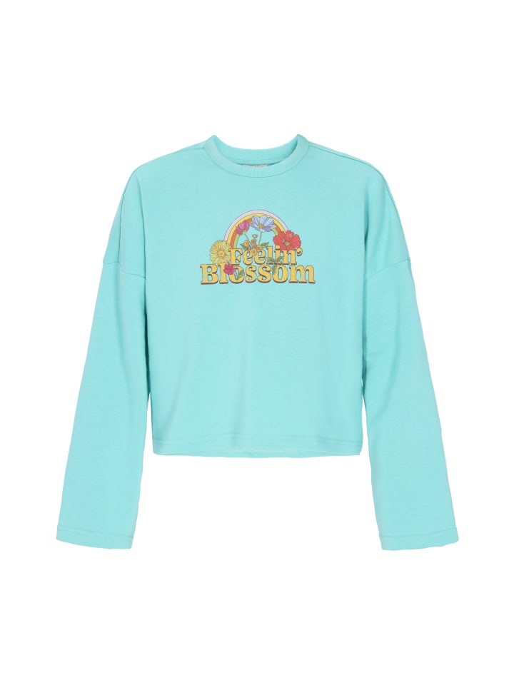 Women Sweatshirt in turquoise