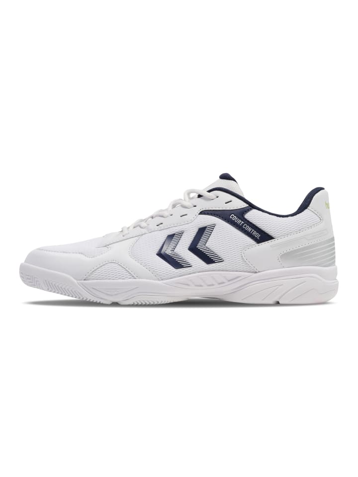 Hallenschuh Court Control Innenbereich Erwachsene in WHITE/BLACK IRIS