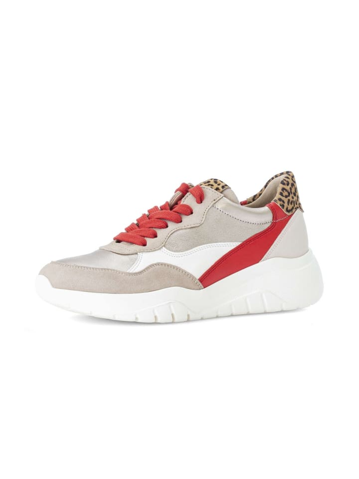 Sneaker low in beige