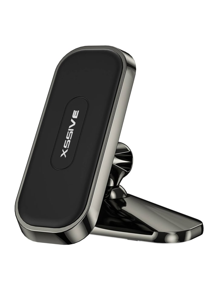 Magnetischer 360° drehbarer Auto-Handyhalter in Schwarz