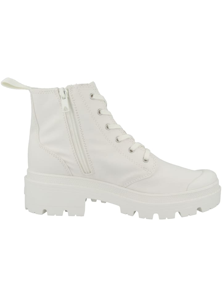 Palladium Schnürboots Pallabase Twill in weiss günstig kaufen | limango