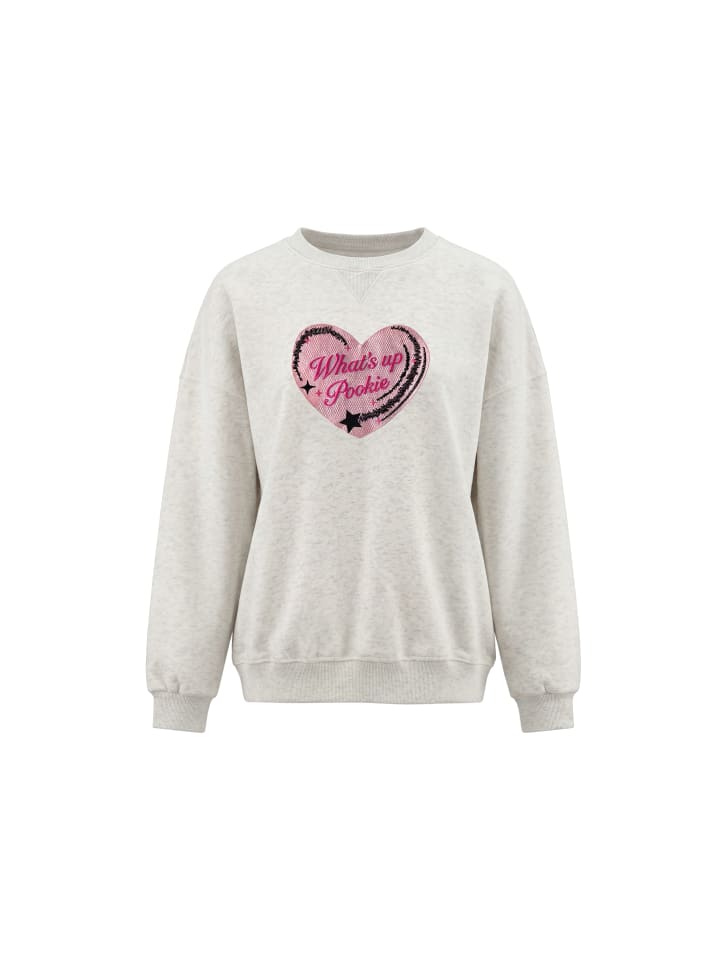 Women Sweatshirt in Offwhite