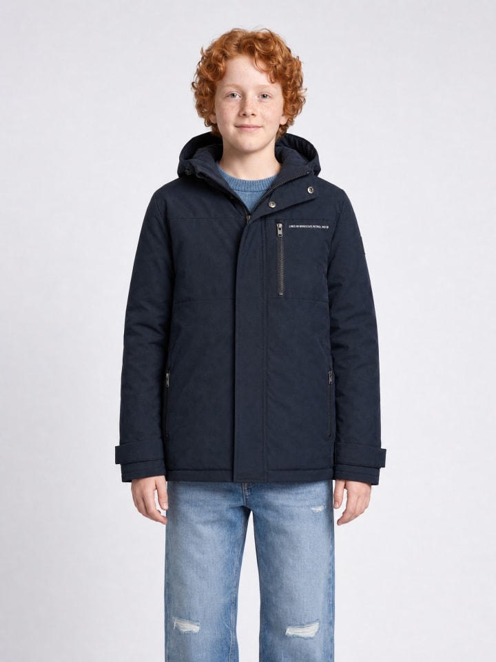 Gepolsterte Parkajacke millport in Schwarz