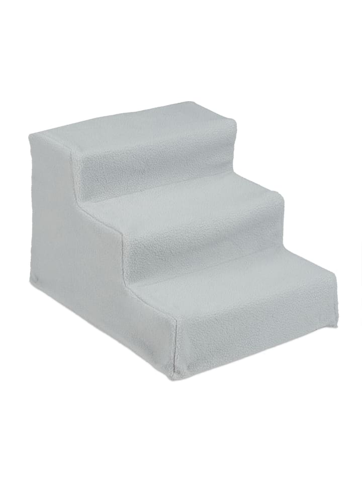 Hundetreppe in Grau - (B)35x (H)30 x (T)45 cm