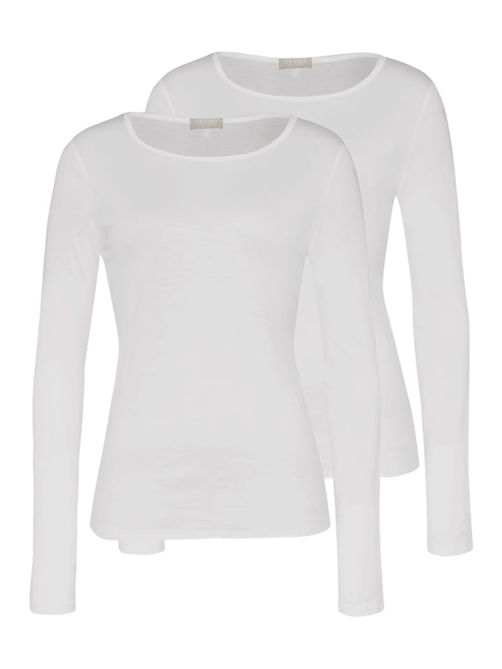 Unterhemd / Shirt Langarm Ultralight in Weiß