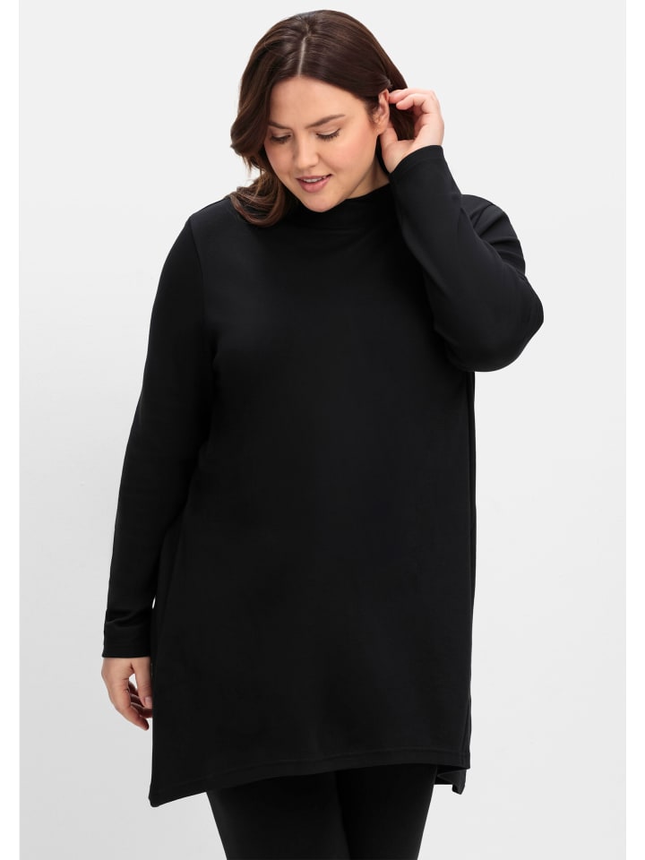 Sweatshirt in schwarz