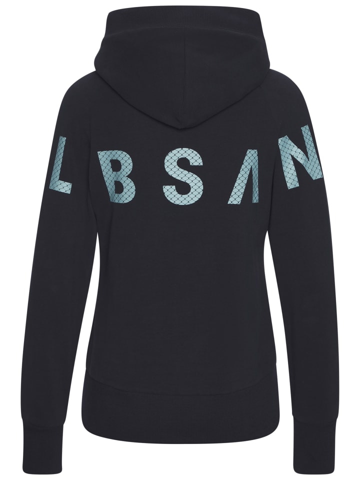 Kapuzensweatjacke in marine