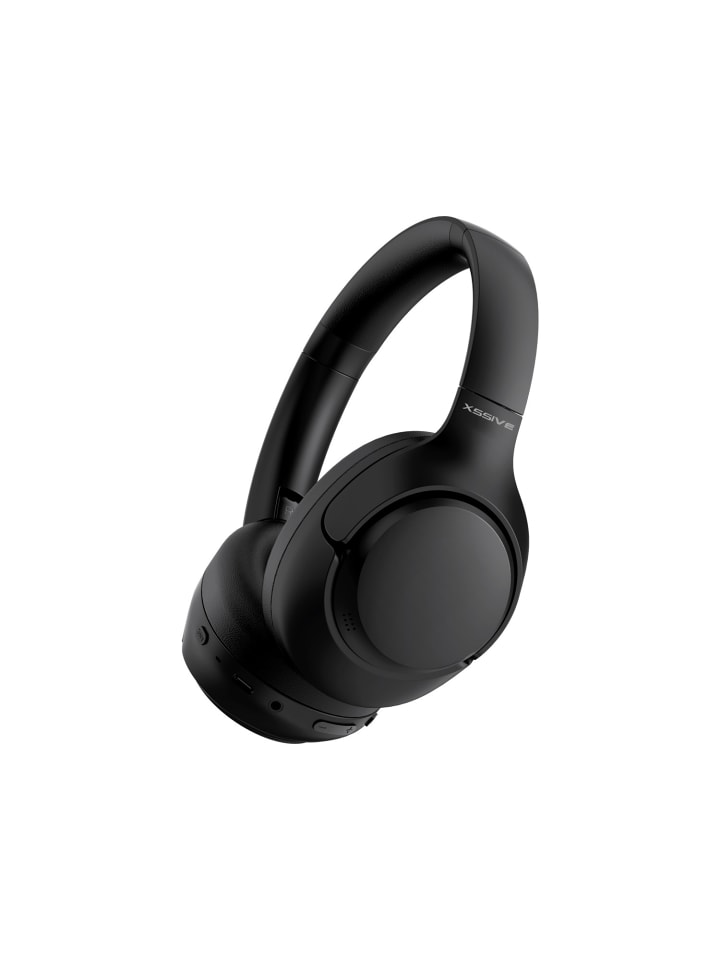Kabelloses Hybrid-ANC-Headset in Schwarz