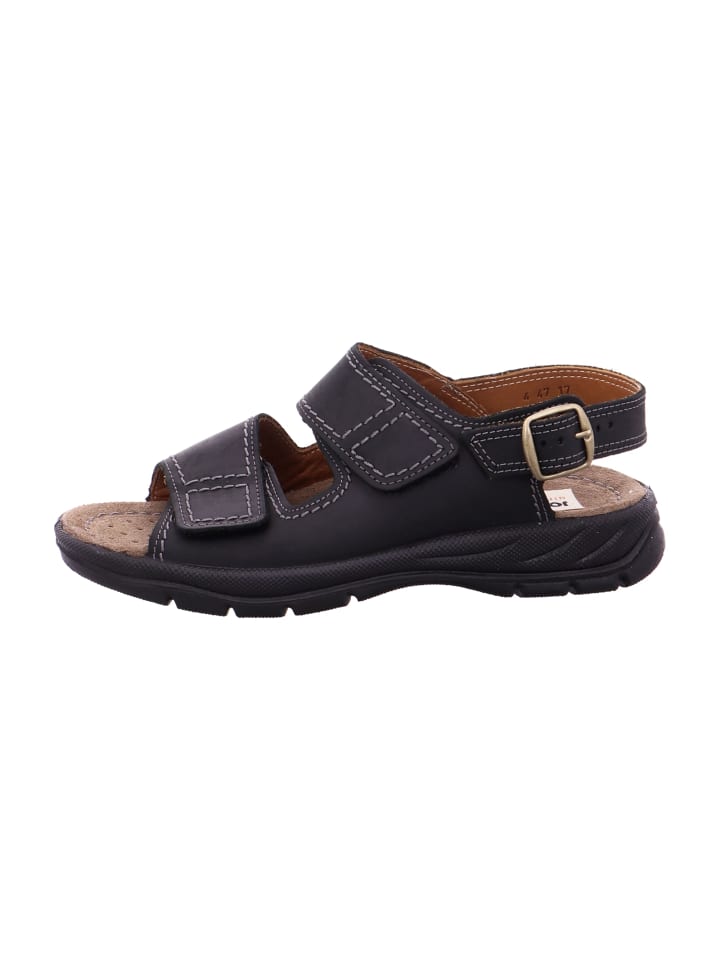 Komfort Sandalen in Schwarz