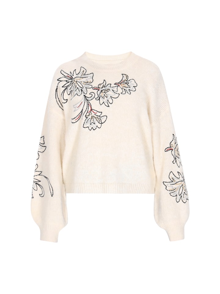 Women Sweater in light beige melange