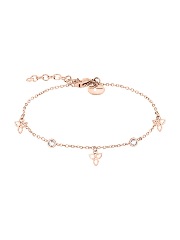 Armband Flower in roségold