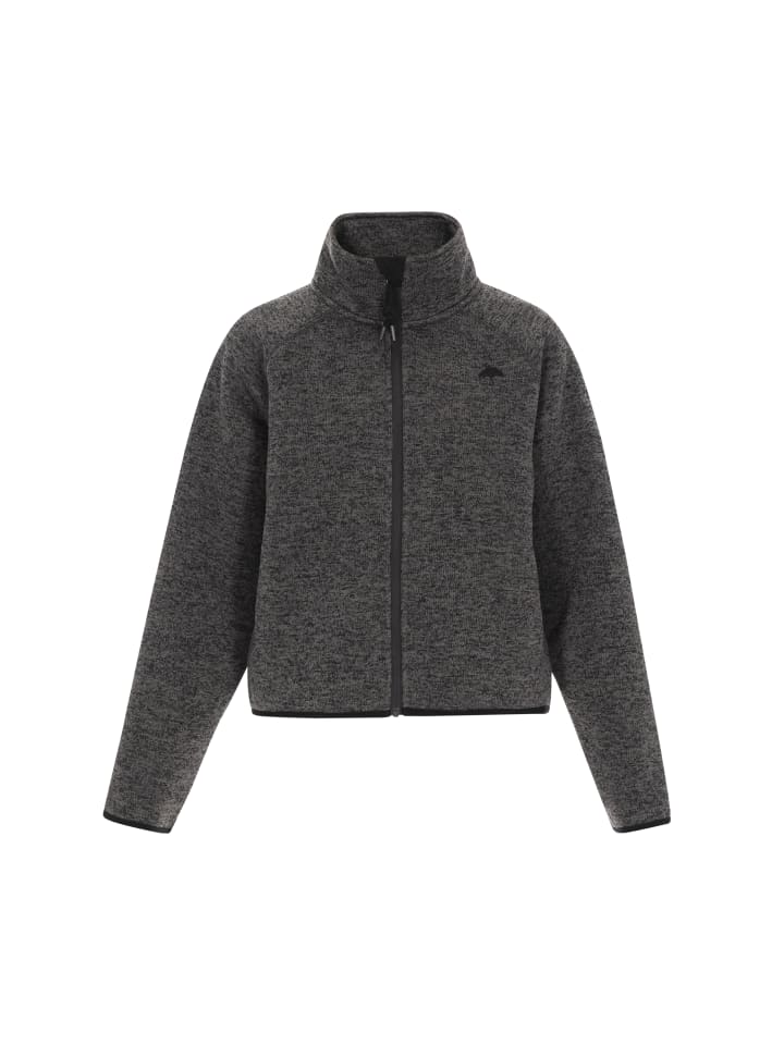 Women Jacket in dark grey melange