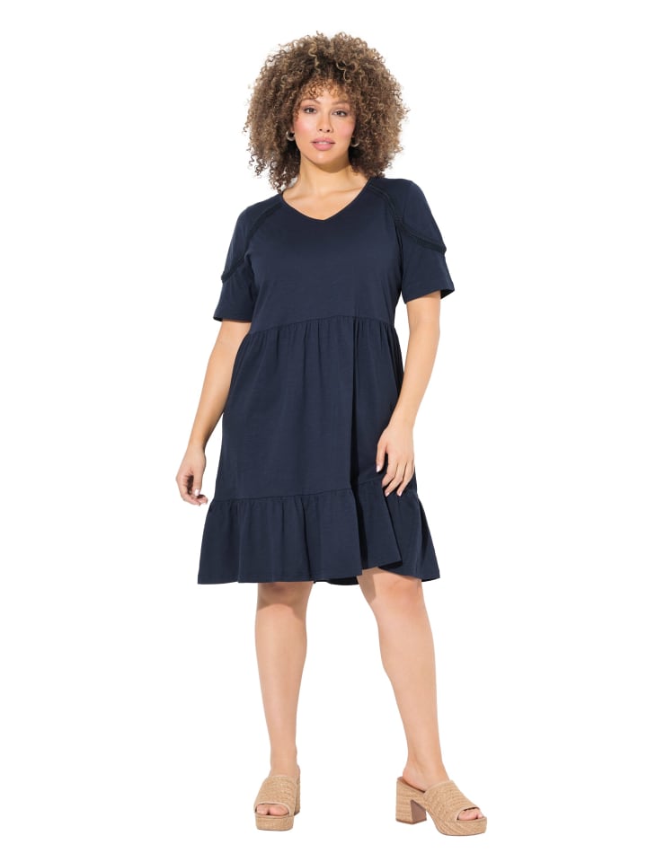 Jerseykleid in marine