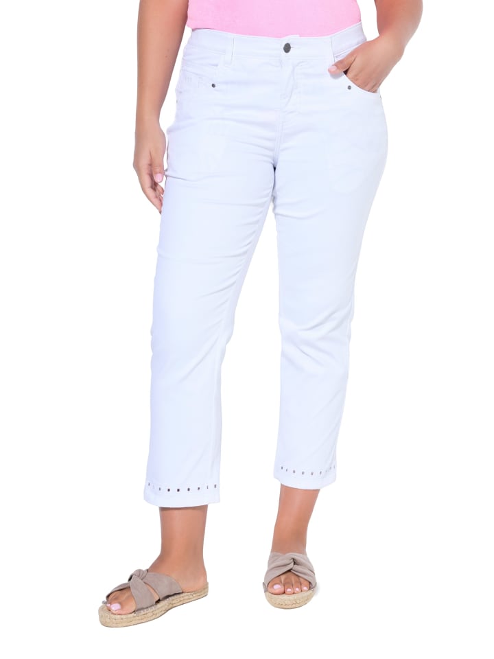 Jeans in schneeweiß