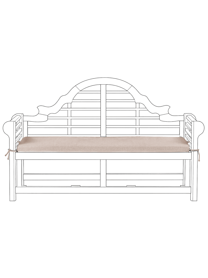 Auflagen MARLBORO in Beige - (W) 151 x (H) 5 x (L) 46 cm