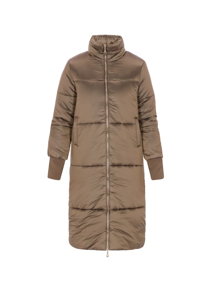 Women Coat in BROWN BRONZE