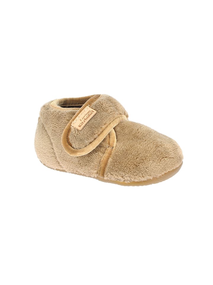 Hausschuh Samt in Timeless taupe
