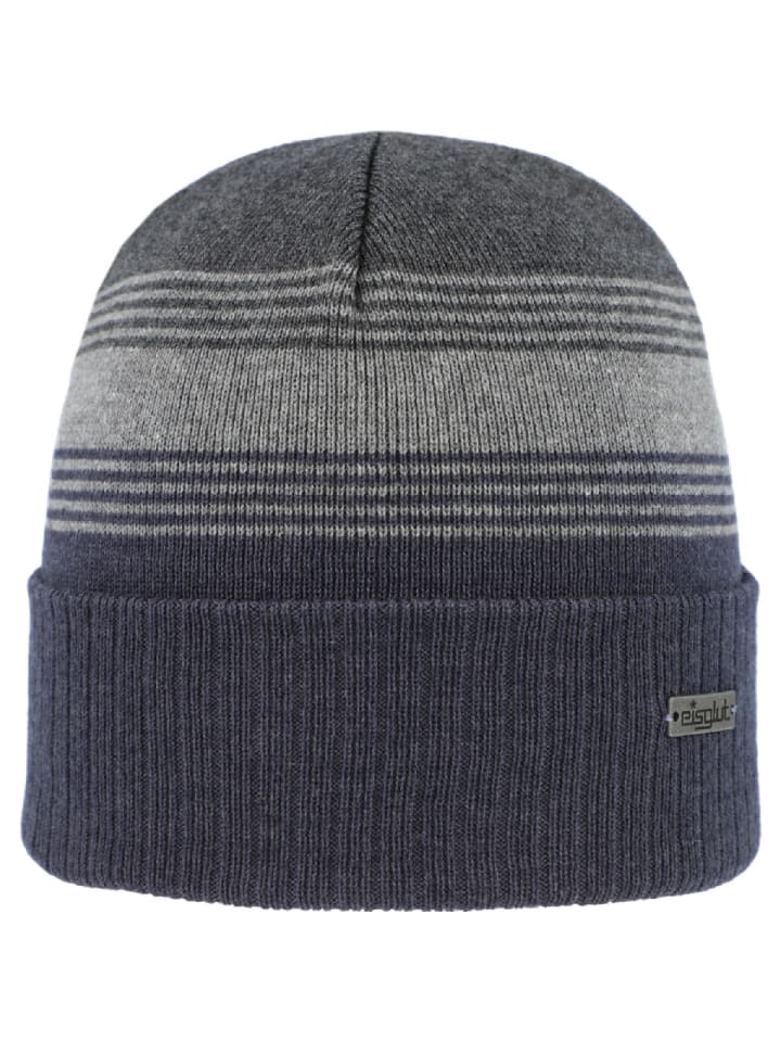 Strickmütze in blau