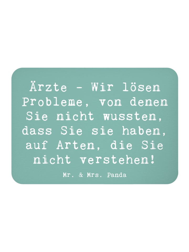Kühlschrankmagnet Spruch Arzt Probleme Lösen mi... in Meeresbrise