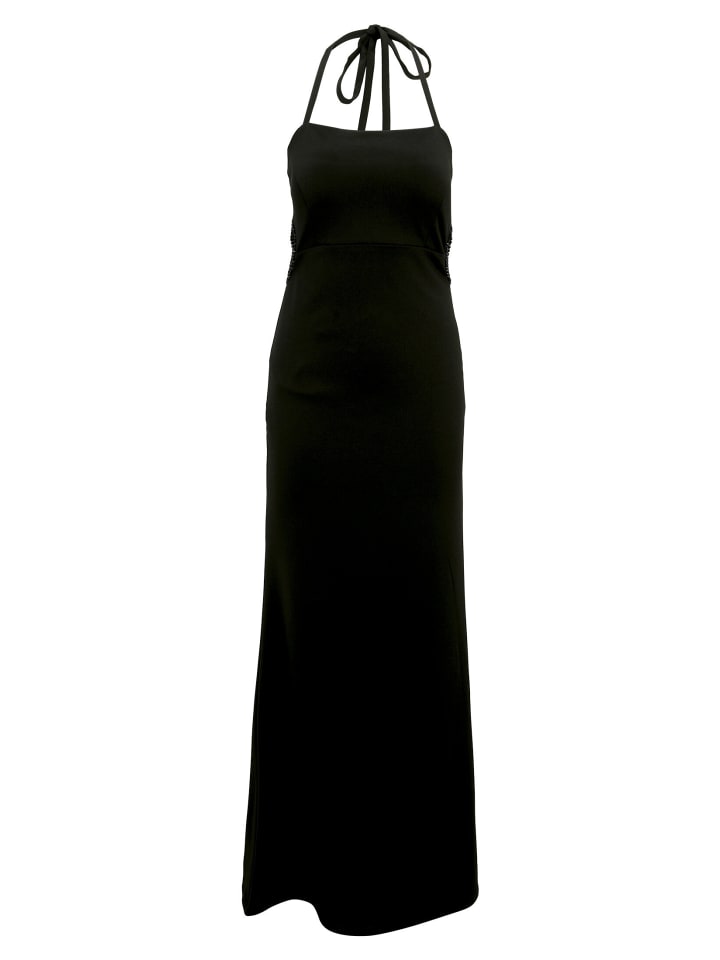 Abendkleid mit Cut-Outs in Schwarz