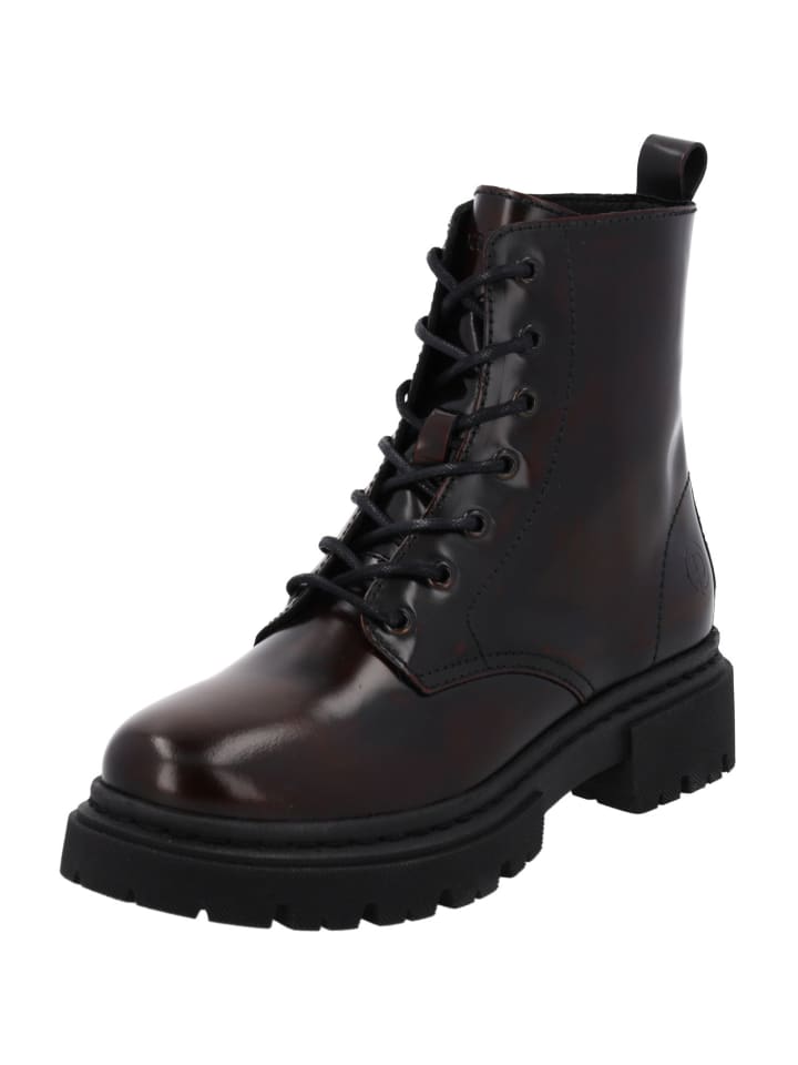Schnürstiefeletten Biak by Sila Sahin in Bordeaux/Schwarz