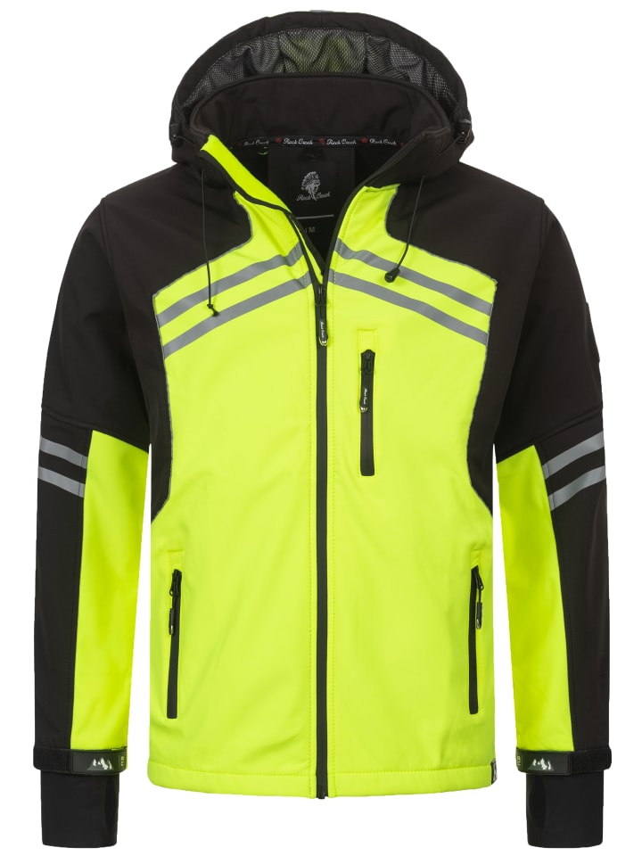 Jacke in Neongelb