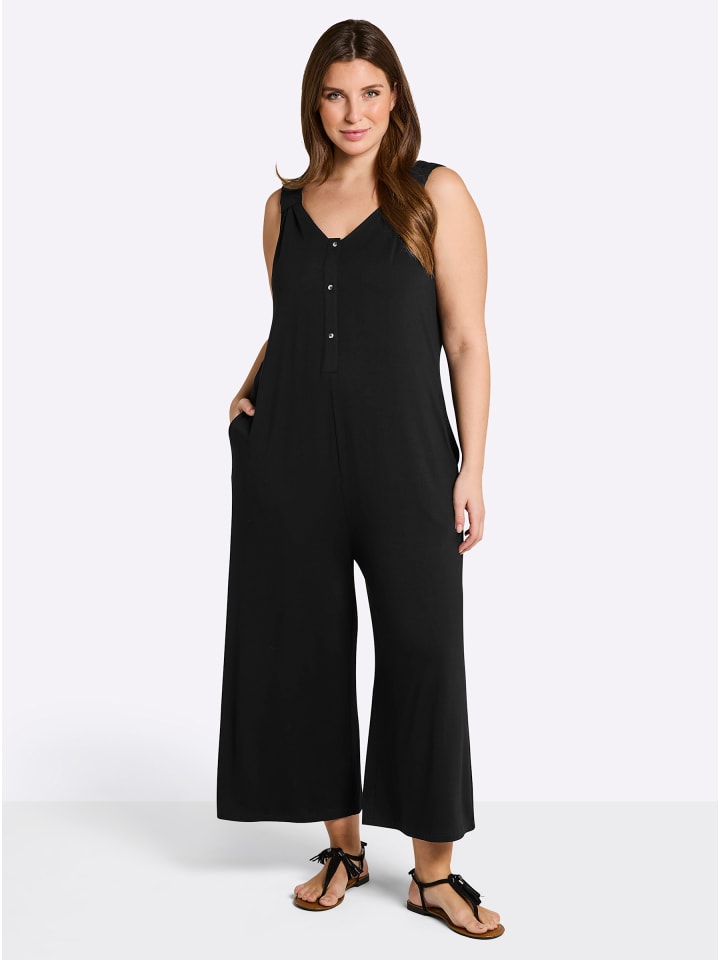 Jumpsuit in schwarz