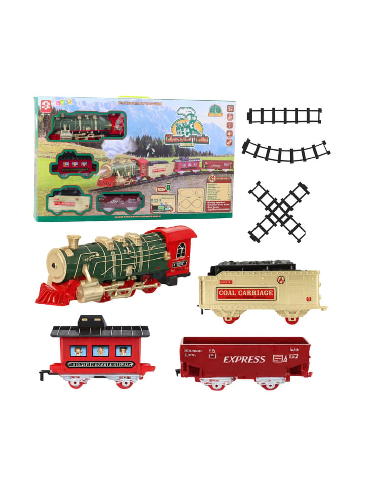 Electric Train Classic Train Lights Sounds Smoke 24 Stk.