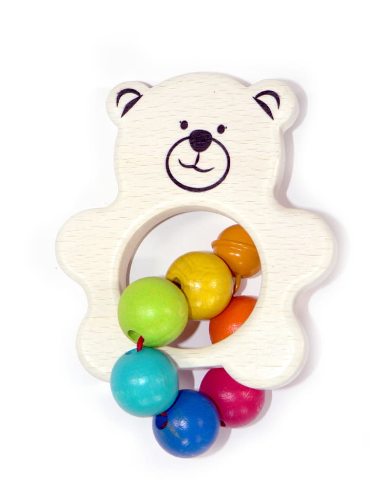 Holzrassel "Teddy" in Bunt
