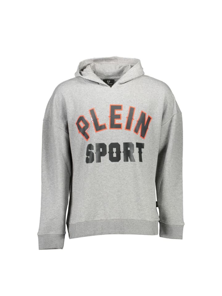 Grau Baumwolle Herren Sweatshirt
