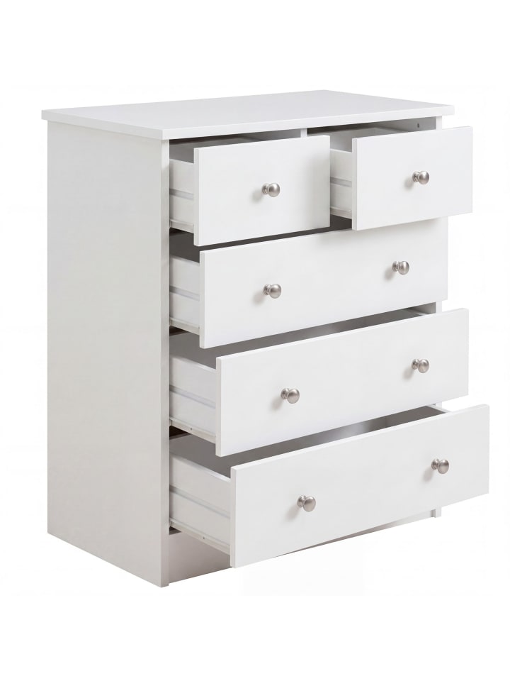 Sideboard in Weiß / Spanplatte / 60x35x70