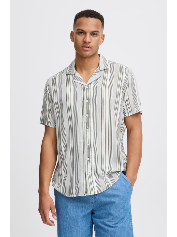 Kurzarmhemd BHShirt in Olive