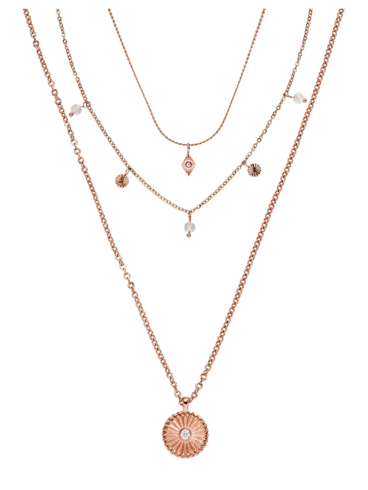 Halsketten-Set Kaipo Rosegold