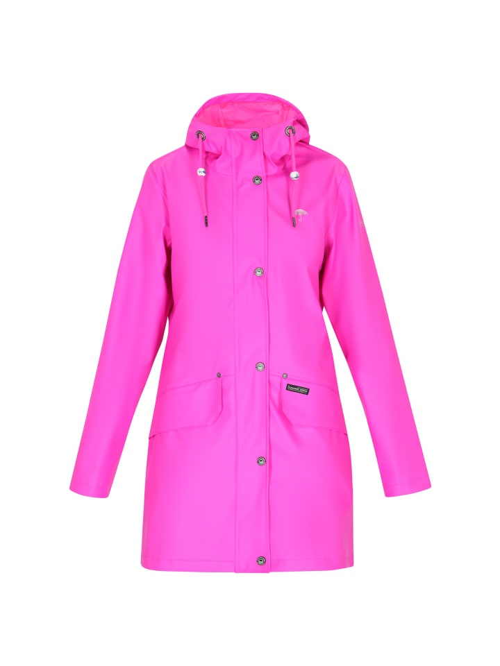 Women Coat in magenta pink