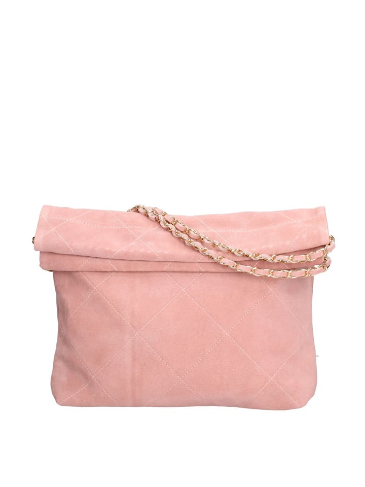 Schultertasche in ROSA ANTICO