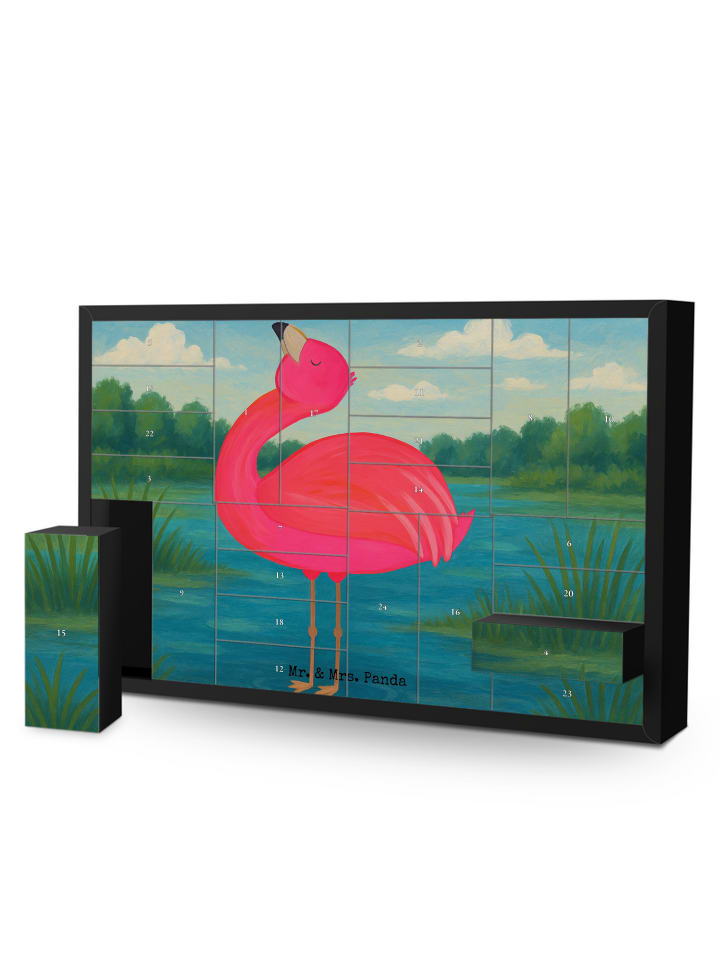 Weihnachtskalender Flamingo Stolz Design ohne S... in Weiß