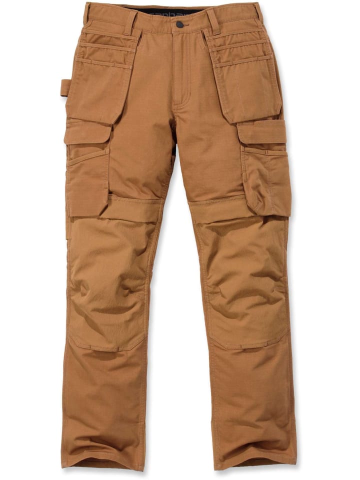 Arbeitshose "Steel Multipocket 103337" in Braun