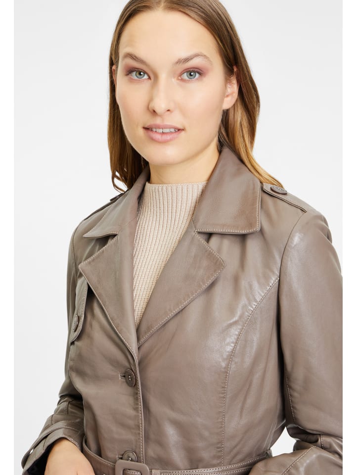 Gipsy Lederjacke Ledermantel günstig Gwlaily | in kaufen Rf grey limango