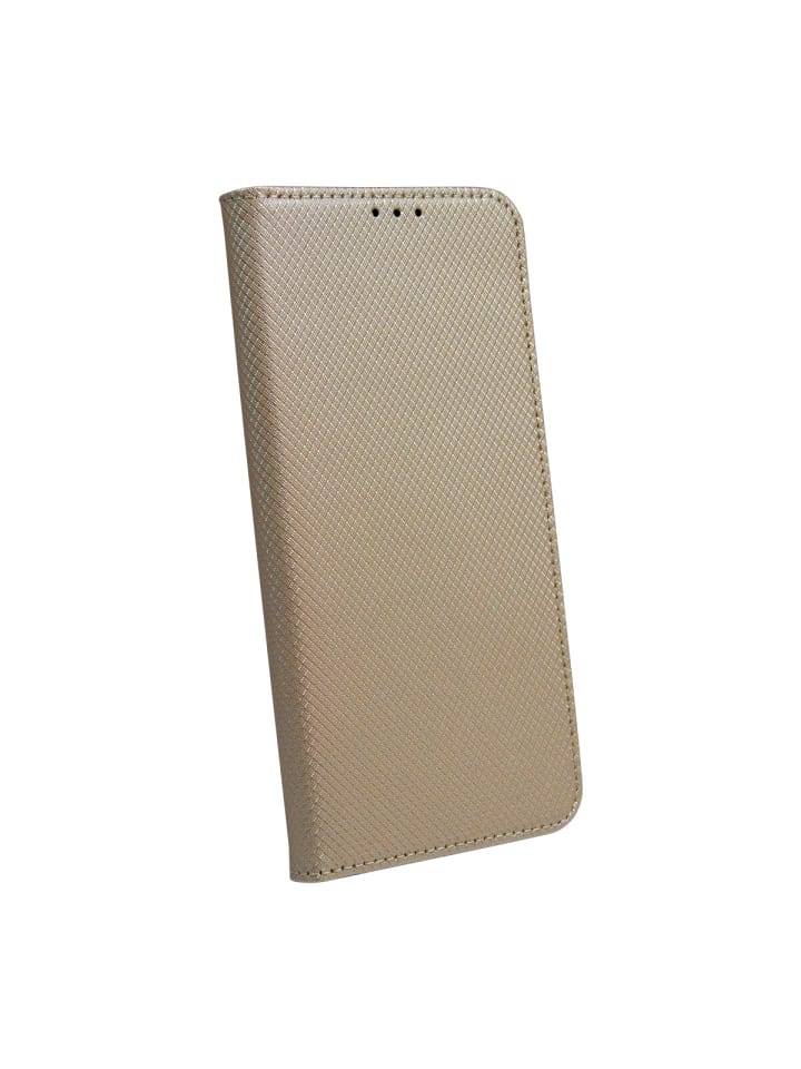 Buch Tasche "Smart" kompatibel mit SAMSUNG GALAXY S23 Gold in Gold