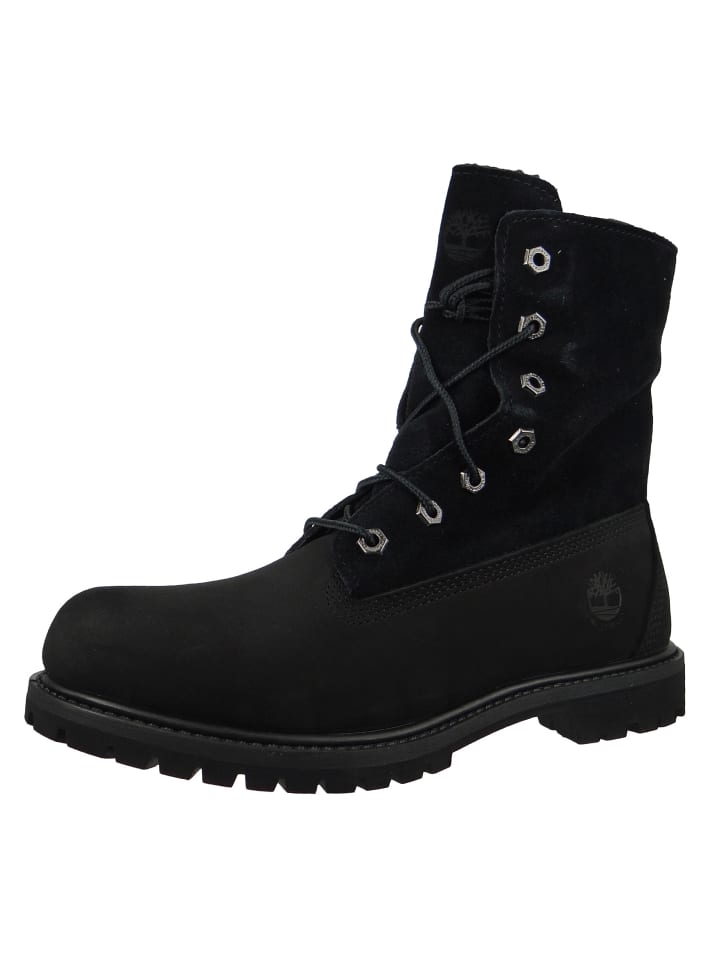 Stiefel Authentic Teddy schwarz