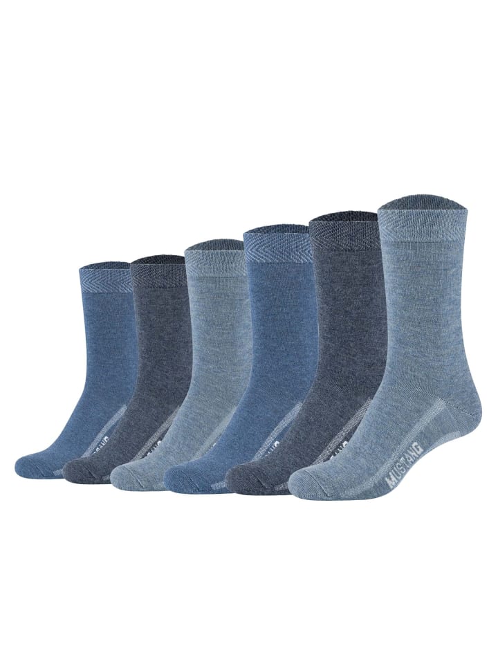 Socken 6er Pack in Stone Mix